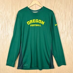 Nike Oregon Ducks Football Dri-FIT Long Sleeve Shirt